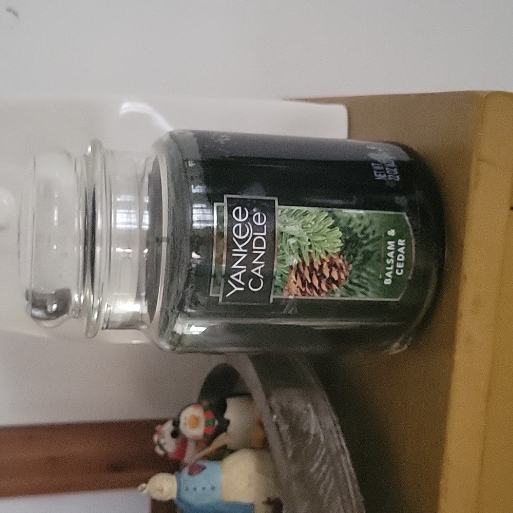Balsam and Cedar large candle